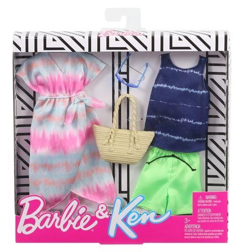 MATTEL GHX71 Barbie Fashions Barbie &amp; Ken Modeset (Strand)