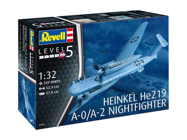 Revell 03928 1:32 Heinkel He219 A-0/A-2 Nightfighter