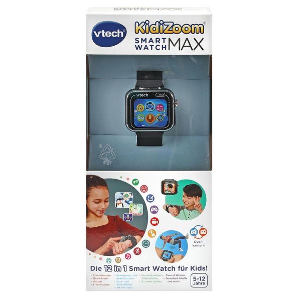 Vtech 80-531674 KidiZoom Smart Watch MAX schwarz