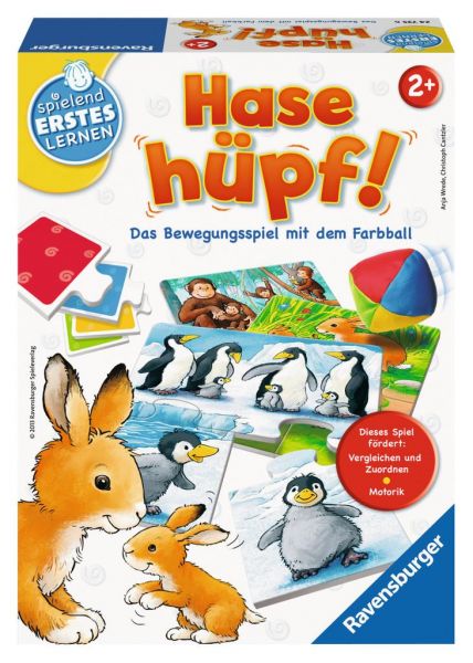 Ravensburger 24735 Hase hüpf! - Spielend Erstes Lernen
