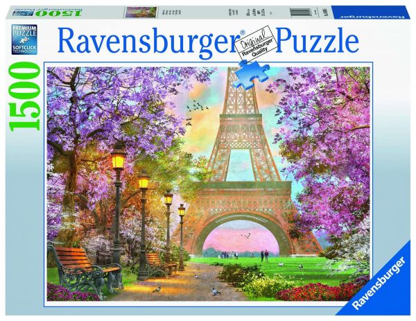 Ravensburger 16000 Ravensburger Puzzle - Verliebt in Paris - 1500 Teile