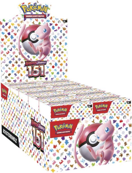Pokémon 45562 Karmesin &amp; Purpur 3.5 151 Booster-Bundle