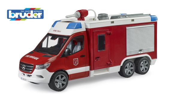 Bruder 02680 MB Sprinter Feuerwehrrüstwagen mit Light & Sound Modul