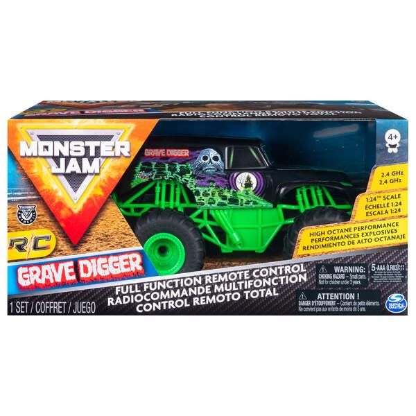 Spin Master 54826 1:24 Monster Jam Grave Digger RC Truck, ferngesteuert