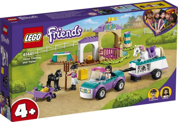 LEGO® FRIENDS 41441 Trainingskoppel und Pferdeanhänger