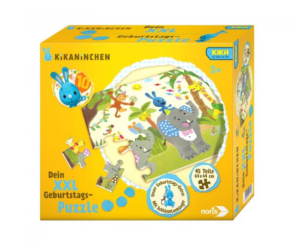 Simba 606031719 XXL Puzzle Kikaninchen - Happy Birthday